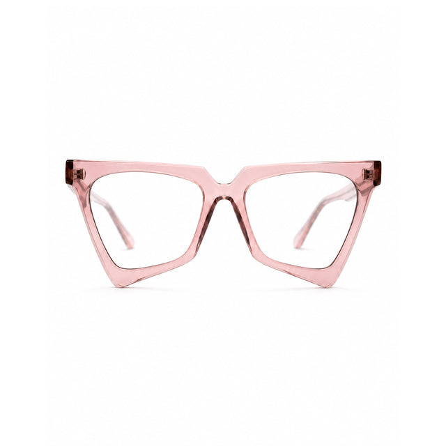 Montatura Amal Rosa Gold in acetato – Ernesto Alaimo