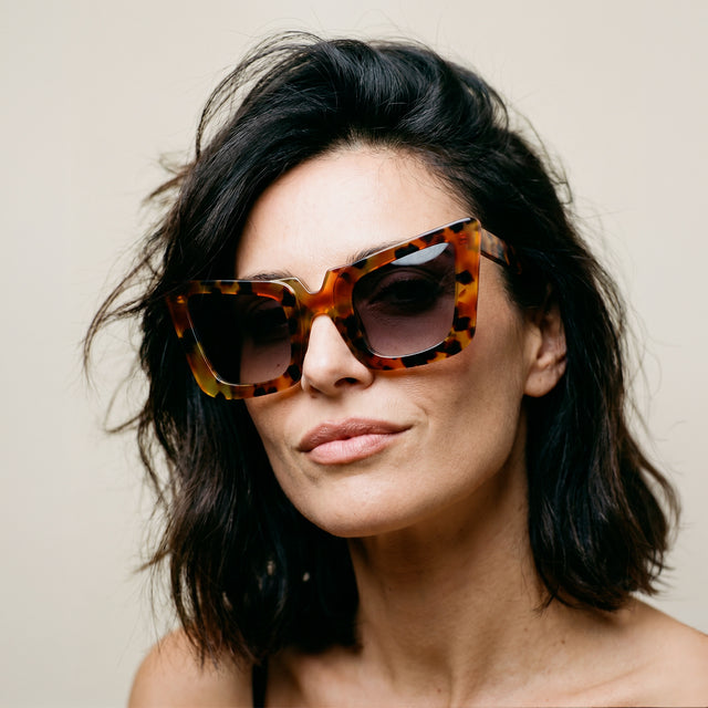 Occhiali da sole Artemide Arancio Tartarugato in acetato – Ernesto Alaimo
