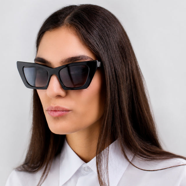 Occhiali da sole Elodie Nero in acetato – Ernesto Alaimo