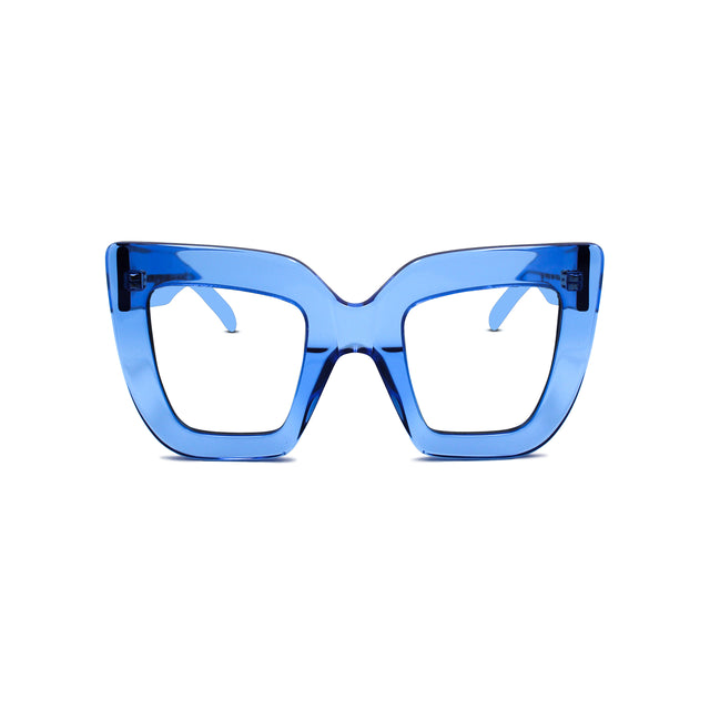 Montatura Kalsa Azzurro in acetato – Ernesto Alaimo