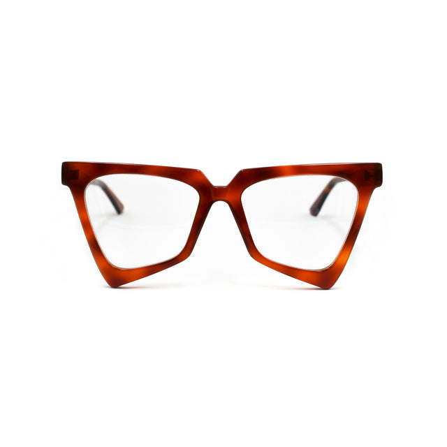 Montatura Amal Marrone in acetato – Ernesto Alaimo