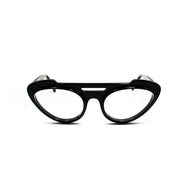 Montatura Nadir Nero in acetato – Ernesto Alaimo