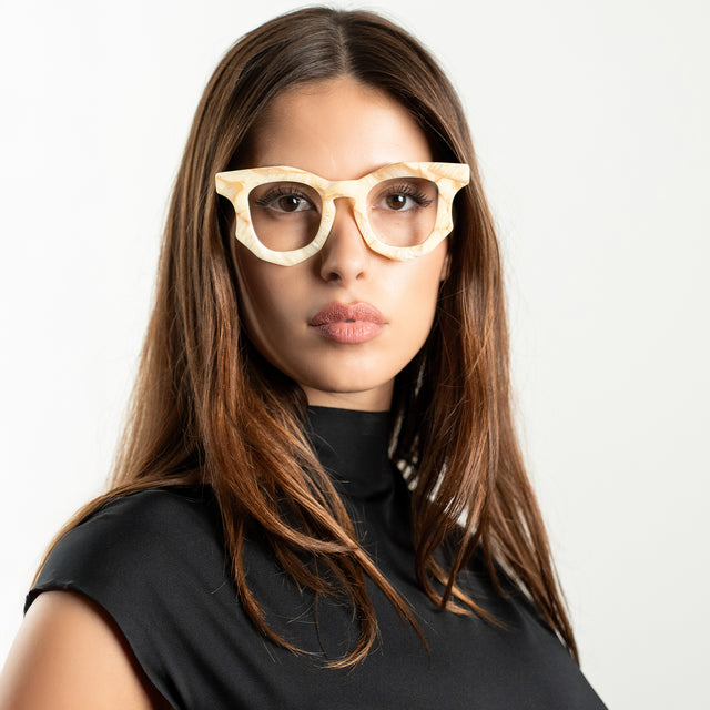 Montatura Vivienne Carrara in acetato – Ernesto Alaimo
